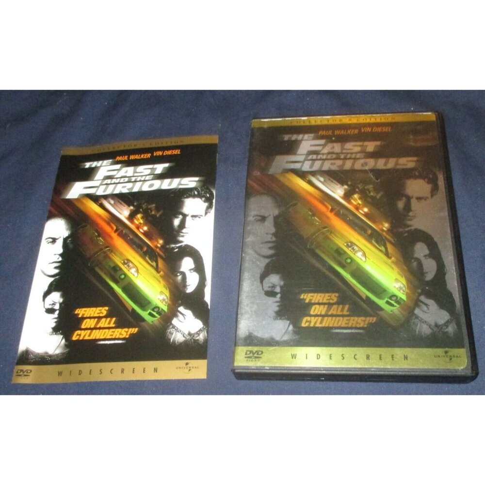 The Fast and the Furious - Widescreen Collector's Edition (DVD, 2002)